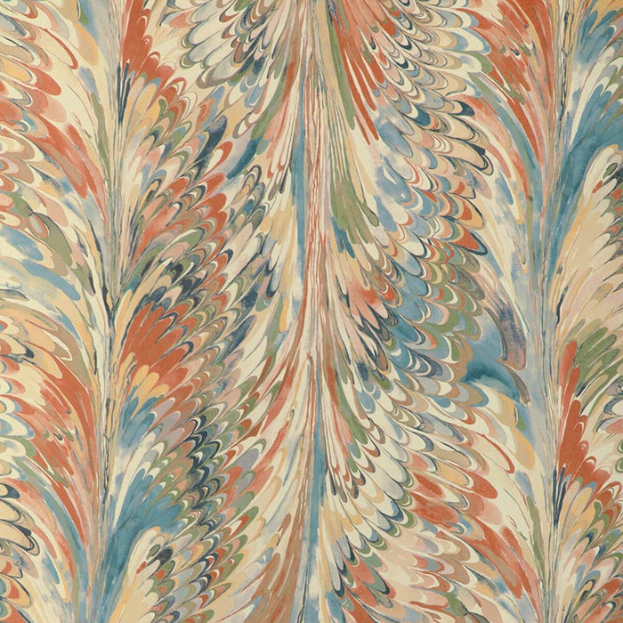 Lee Jofa Taplow Paper Clay/Blue Wallpaper P2019103.312.0