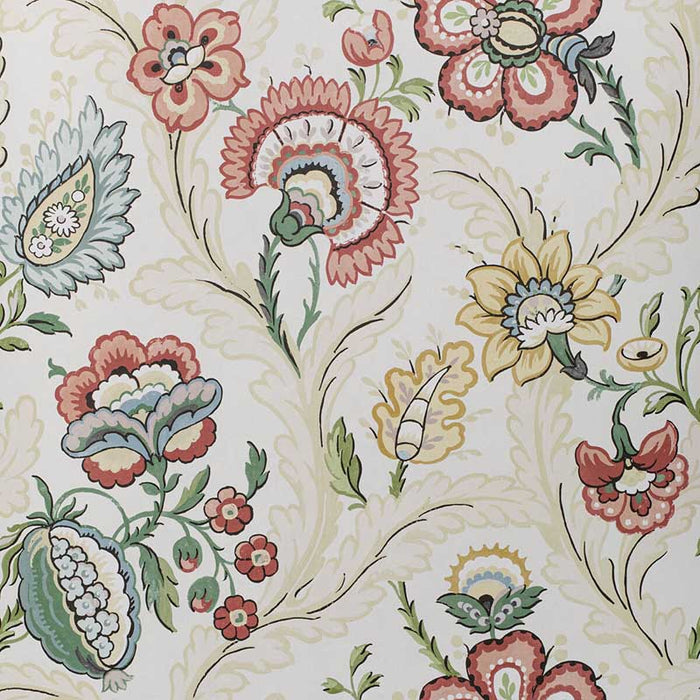 Lee Jofa Wimberly Paper Berry/Gold Wallpaper Sample P2020101.940.0