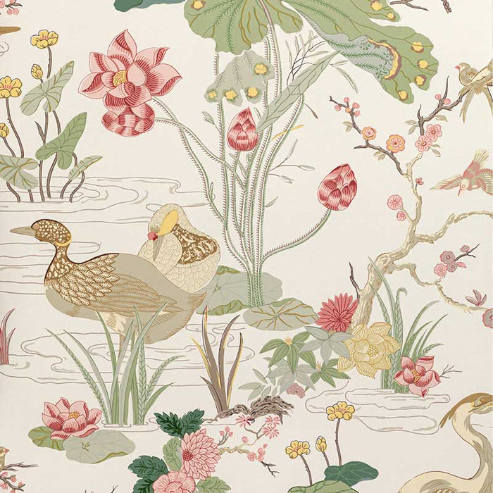 Lee Jofa Luzon Paper Spring Wallpaper Sample P2020105.723.0