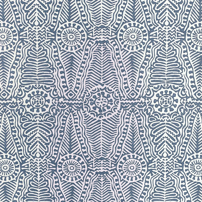 Lee Jofa Drayton Paper Indigo Wallpaper P2020112.50.0