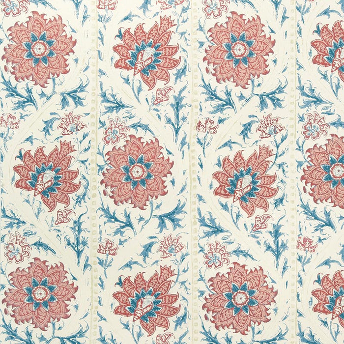 Lee Jofa Calico Vine Wp Blue Red Wallpaper P2022102.195.0