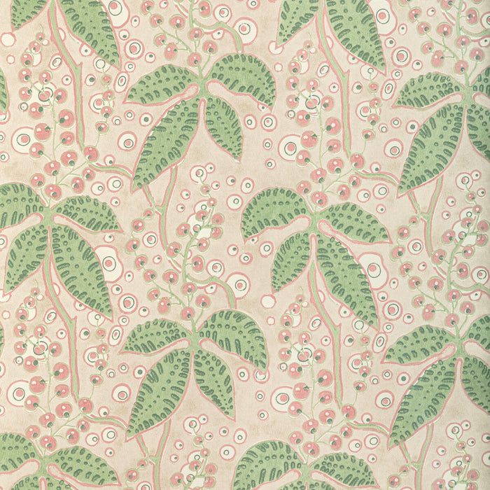 Lee Jofa Putnam Paper Green/Rose Wallpaper Sample P2022105.73.0