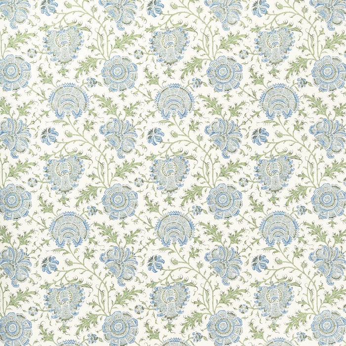 Lee Jofa Indiennes Floral Wp Sea Wallpaper Sample P2022112.530.0