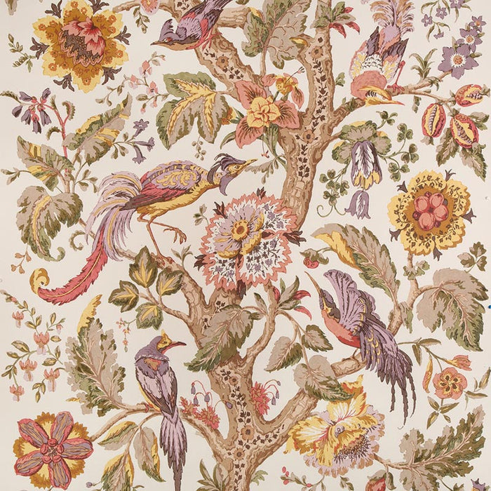 Lee Jofa Tree Of Life Pnl Golden/Moss Wallpaper Sample P2023113.34.0