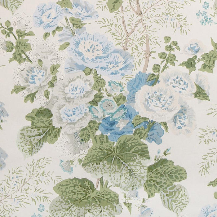 Lee Jofa Grand Althea Wp Blue/Leaf Wallpaper P2023115.153.0