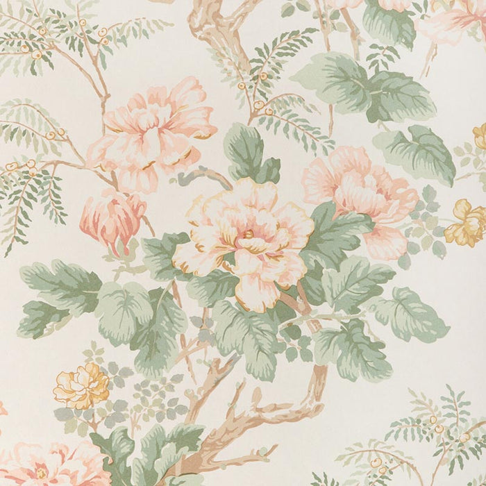 Lee Jofa Chinese Peony Wp Blush Wallpaper P2023118.73.0