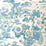 Lee Jofa Sakura Paper Teal Wallpaper Sample P2023124.353.0