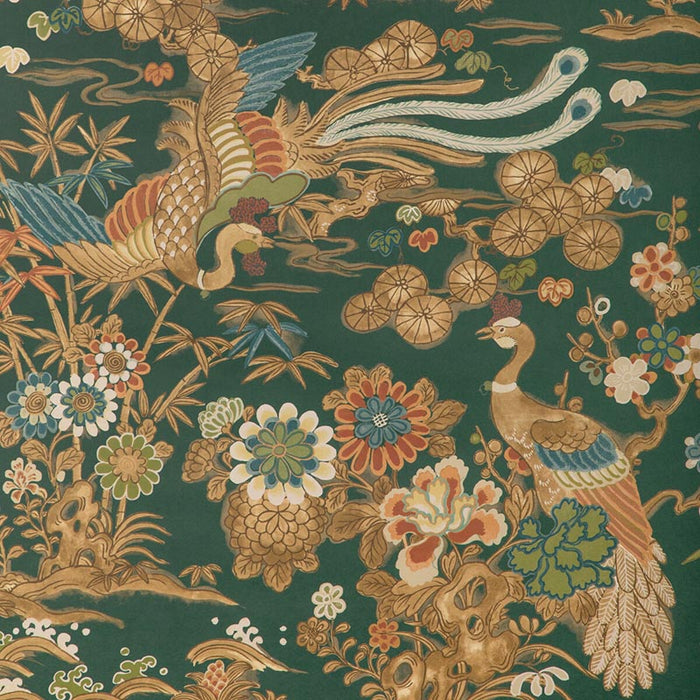 Lee Jofa Sakura Paper Green Wallpaper P2023124.3.0