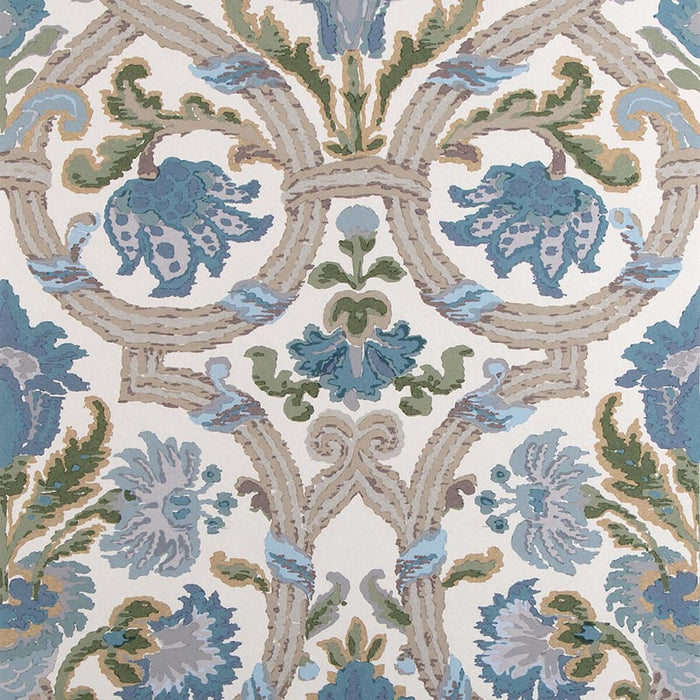 Lee Jofa New Sevilla Paper Slate Wallpaper P2023130.511.0