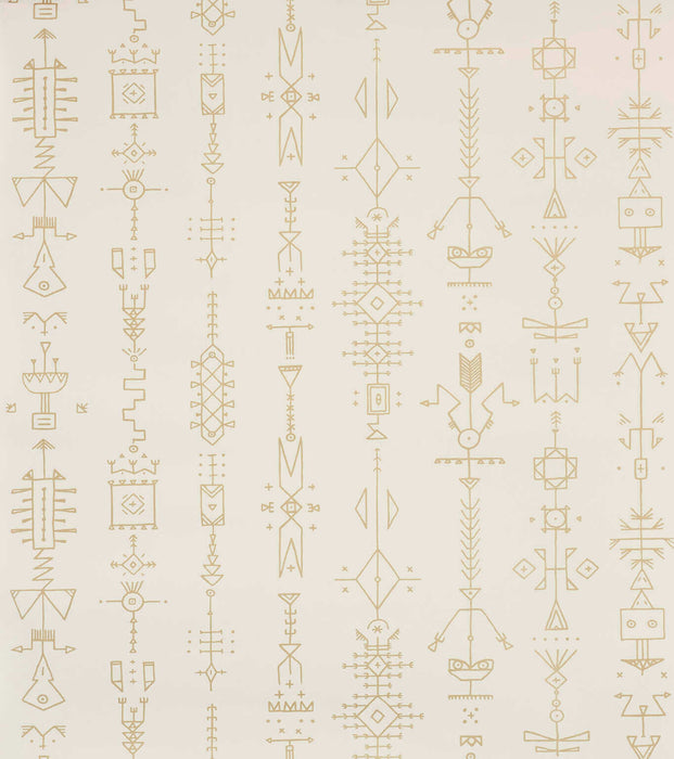 Pierre Frey Native Creme Wallpaper Sample FP501002