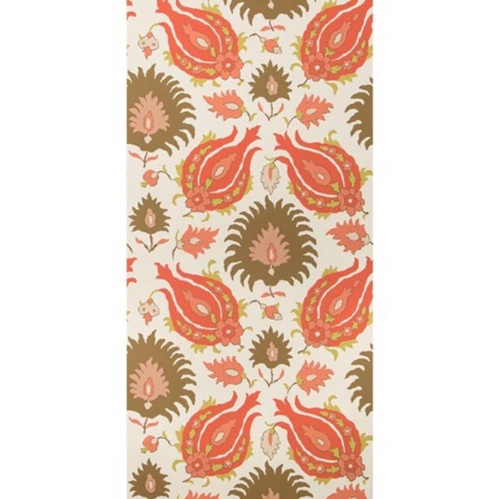 Brunschwig & Fils Kashmiri Blush/Toast Wallpaper Sample P8020102.1736.0