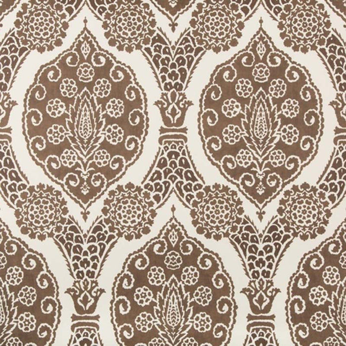 Brunschwig & Fils Sufera Chocolate Wallpaper Sample P8020103.6.0