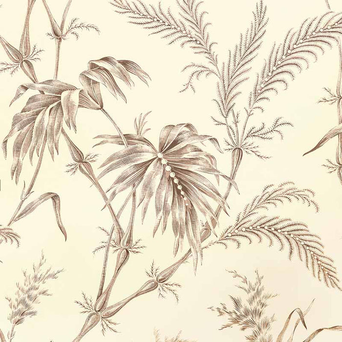 Brunschwig & Fils Lauziere Taupe Wallpaper Sample P8020113.106.0