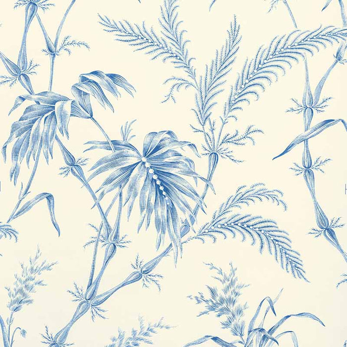 Brunschwig & Fils Lauziere Blue Wallpaper Sample P8020113.5.0