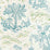 Brunschwig & Fils Valensole Teal/Leaf Wallpaper Sample P8022101.353.0