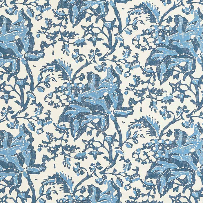 Brunschwig & Fils Weymouth Indigo Wallpaper Sample P8022102.550.0