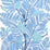 Brunschwig & Fils Palmar Blue Wallpaper Sample P8022108.5.0