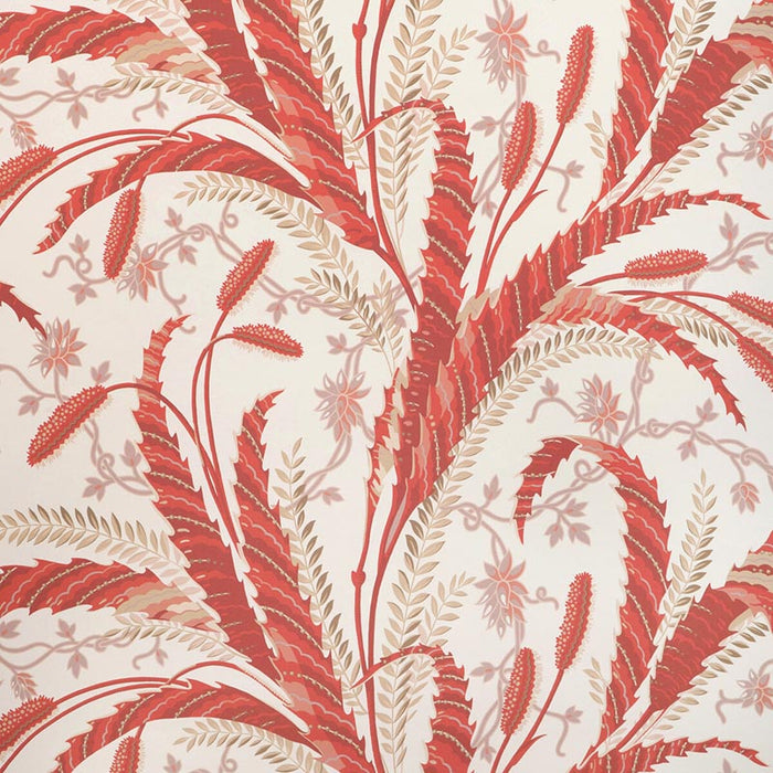 Brunschwig & Fils Vernay Red Wallpaper Sample P8023101.19.0