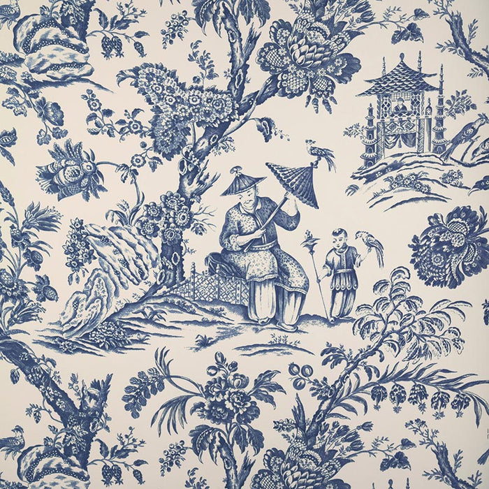 Brunschwig & Fils Marcel Navy Wallpaper P8023106.50.0