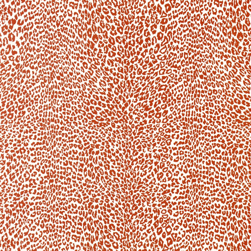 Brunschwig & Fils Petit Leopard Orange Wallpaper P8023107.12.0