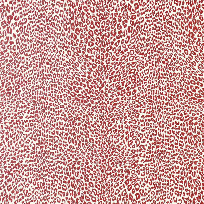 Brunschwig & Fils Petit Leopard Rouge Wallpaper Sample P8023107.9.0