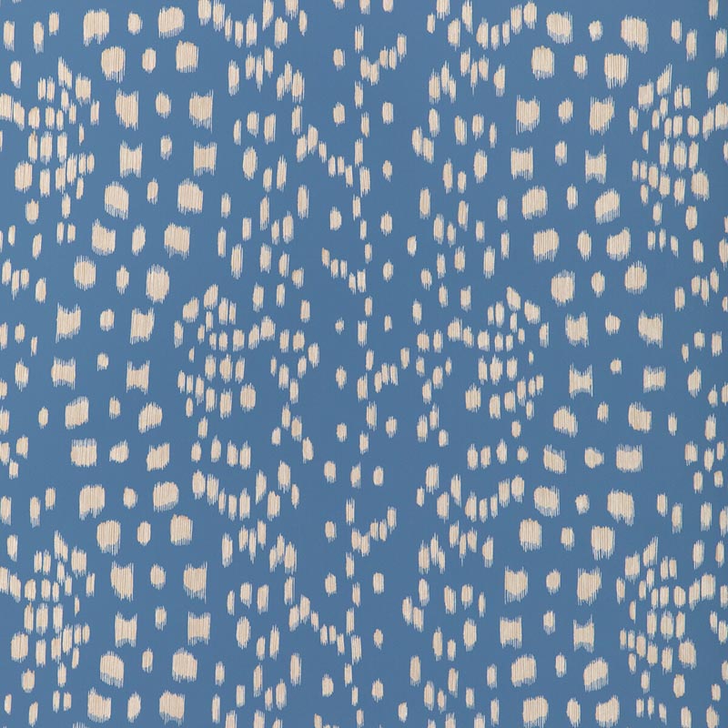 Brunschwig & Fils Les Touches Reverse Blue Wallpaper P8024102.5.0