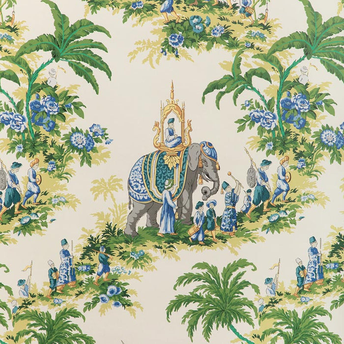 Brunschwig & Fils Beauport Promenade Forest Wallpaper Sample P8024103.315.0