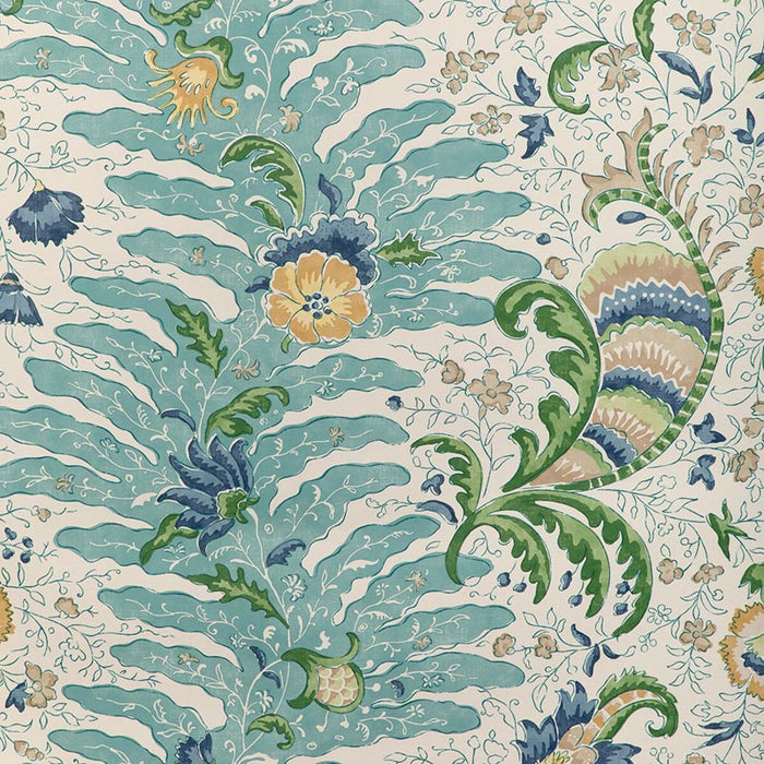 Brunschwig & Fils Riviere Aqua Wallpaper Sample P8024104.355.0