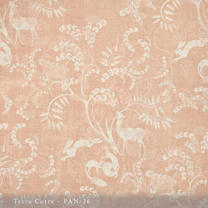 Lisa Fine Pandora Terra Cotta Fabric Sample PAN-26