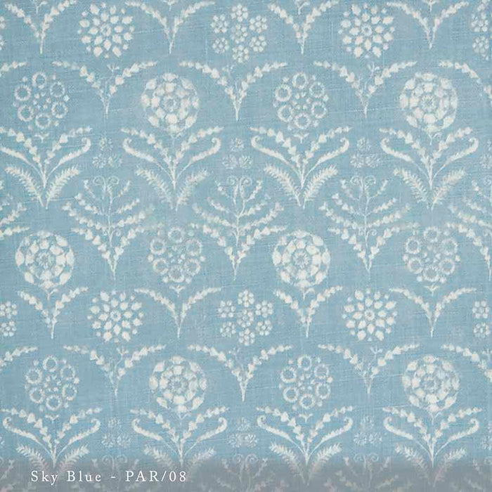 Lisa Fine Paradeiza Sky Blue Fabric Sample PAR-08