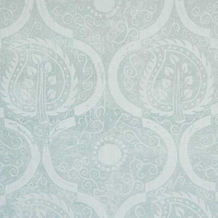 Lee Jofa Persian Leaf Aqua Wallpaper Sample PBFC-3503.13.0