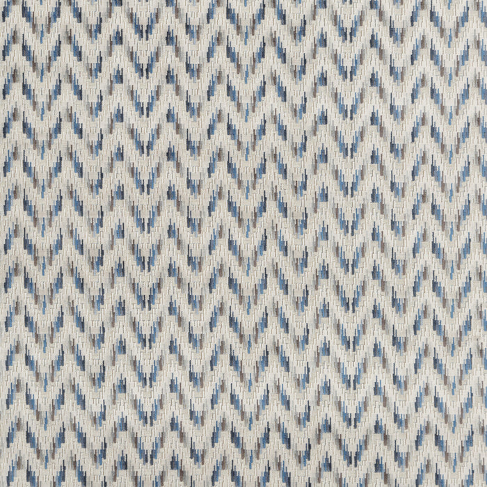 Baker Lifestyle Carnival Chevron Indigo Fabric Sample PF50426.2.0