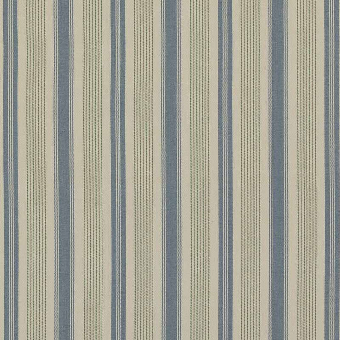 Baker Lifestyle Purbeck Stripe Blue/Green Fabric Sample PF50507.1.0