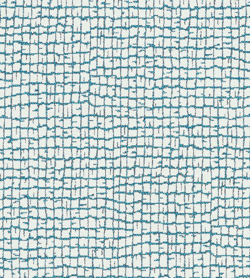 Old World Weavers Troya Beach Turquoise Fabric Sample PO 0005TROY