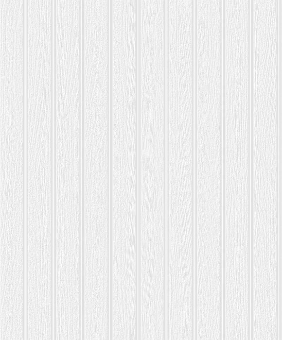 NextWall Faux Beadboard Off-white Wallpaper Sample PP10100