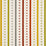 Baker Lifestyle Opera Stripe Red/Gold Fabric Sample PP50344.5.0