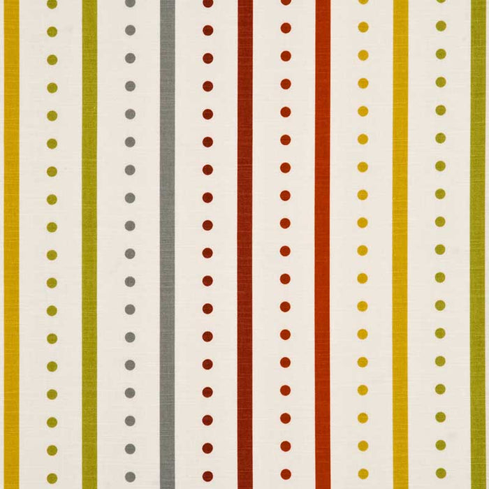 Baker Lifestyle Opera Stripe Red/Gold Fabric Sample PP50344.5.0