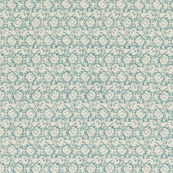 Baker Lifestyle Flower Press Aqua Fabric Sample PP50480.3.0