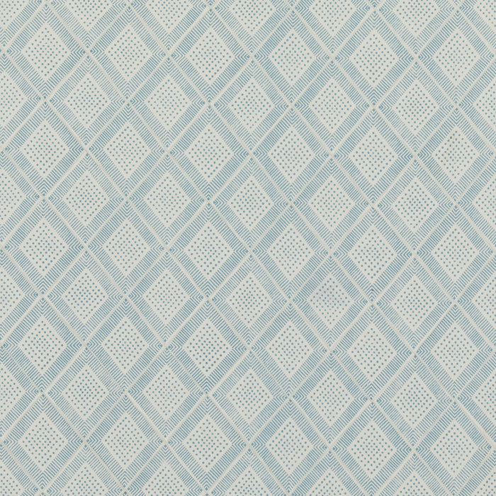 Baker Lifestyle Block Trellis Aqua Fabric Sample PP50484.3.0