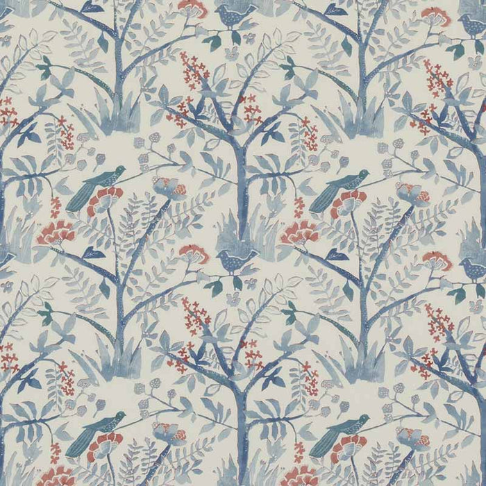 Baker Lifestyle Lulworth Blue/Red Fabric Sample PP50502.1.0