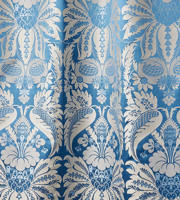 Old World Weavers Estate Damask Blue Jay Fabric PQ 00021865