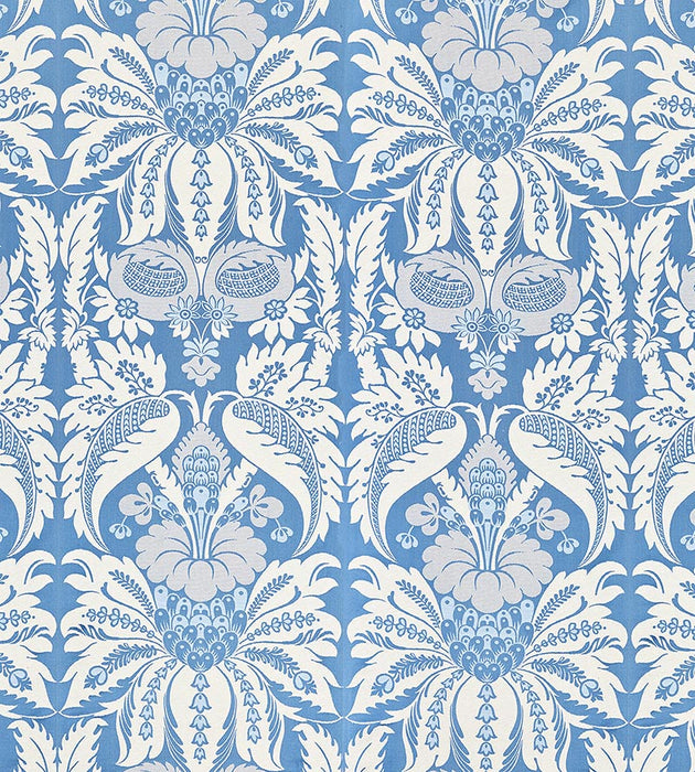 Old World Weavers Estate Damask Blue Jay Fabric PQ 00021865