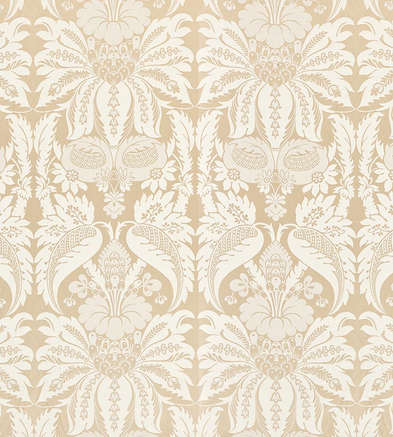 Old World Weavers Estate Damask Travertine Fabric PQ 00041865