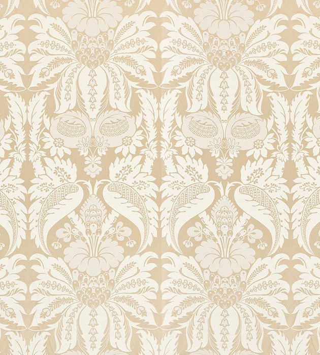 Old World Weavers Estate Damask Travertine Fabric PQ 00041865