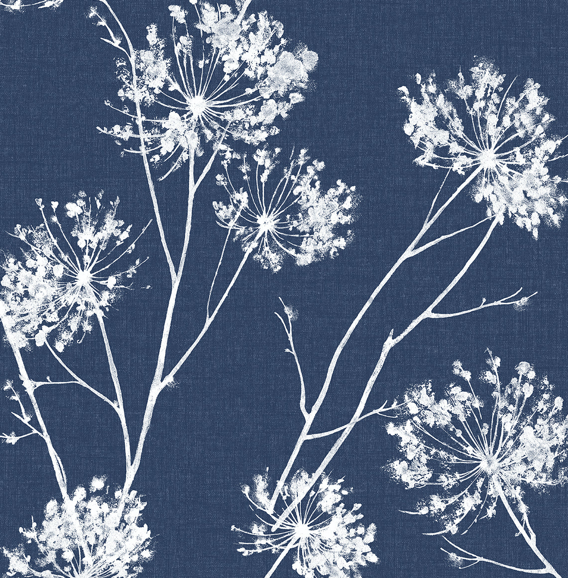 Seabrook Designs One O''clock Prepasted Denim Blue Wallpaper PR11102