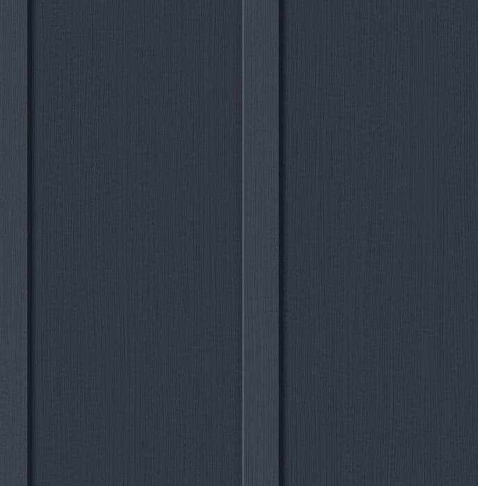 Seabrook Designs Faux Board And Batten Prepasted Dark Blue Wallpaper PR11202