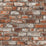 Seabrook Designs Tailor Faux Brick Prepasted Spiced Ginger Wallpaper Sample PR12201