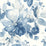 Seabrook Designs Watercolor Garden Bluestone Wallpaper Sample PR12702