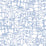 York Cubist Cityscape Blue Wallpaper PSW1046RL