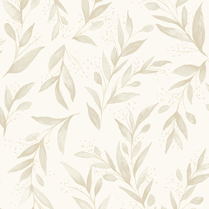 Magnolia Home Magnolia Home Olive Branch Beige Wallpaper PSW1158RL